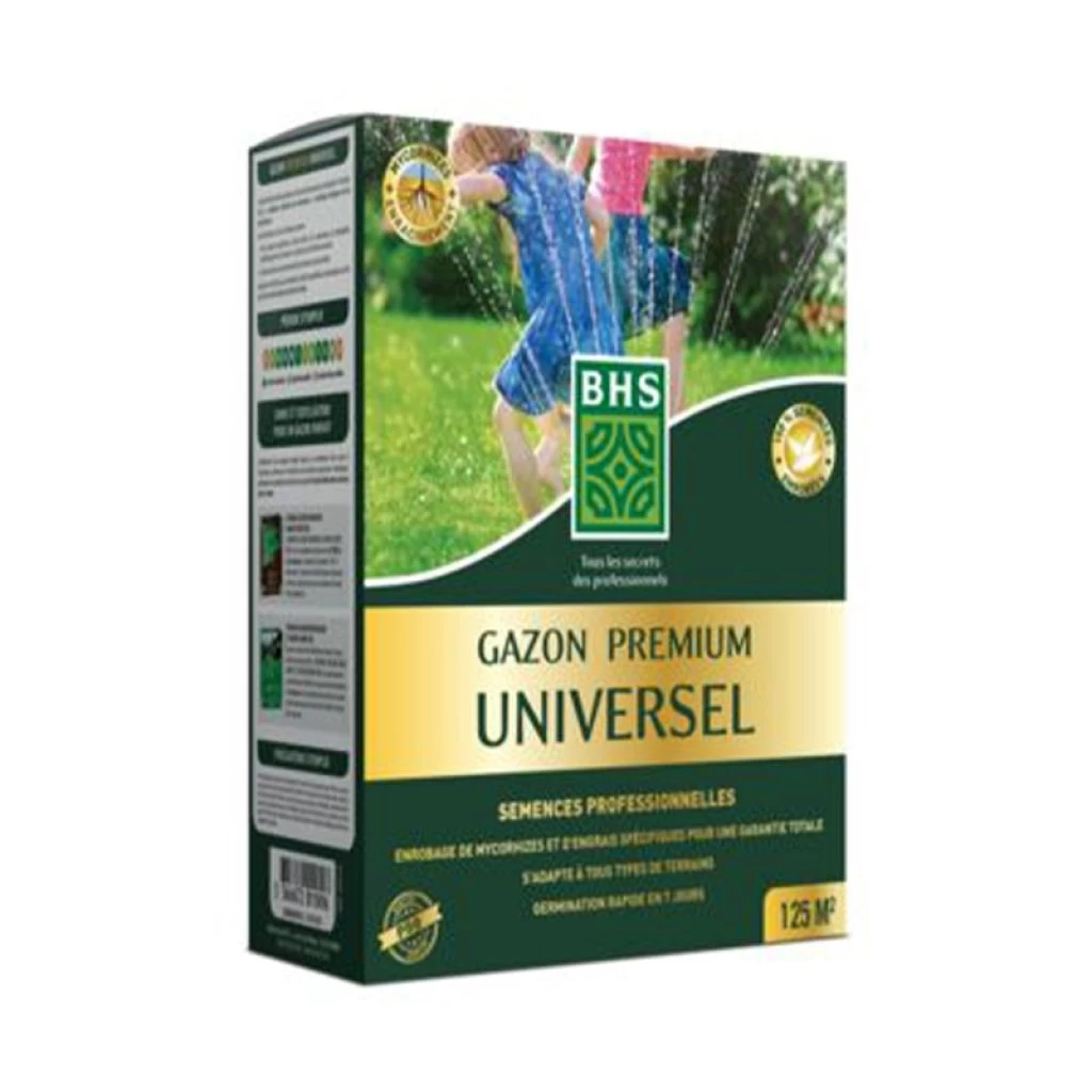 Gazon Premium Universel - Semences Enrobées - BHS 1 Gazon Premium Universel - Semences Enrobées - BHS
